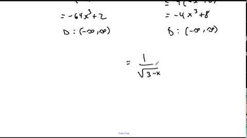 10.1 Example 6 Finding Composite Functions and Their Domains