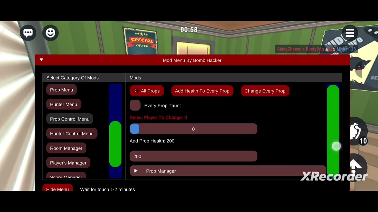  jugando con hacks a hide online 