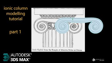 3ds max ionic column modelling tutorial part1