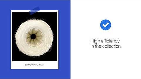 Industrial micro filter/String Wound Filter /Melt Blown Cartridge Filter/Saewonfiltec