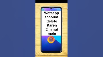 how to delete WhatsApp account |WhatsApp account delete Karen permanently |#shorts #whatsappstatus