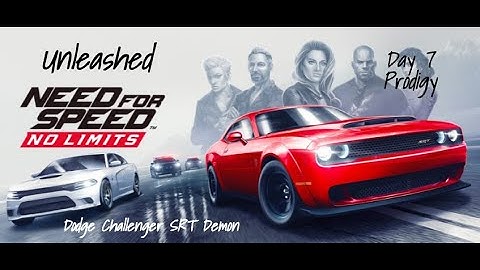 NFS No Limits Unleashed Dodge Challenger SRT Demon - Day 7 (Prodigy)