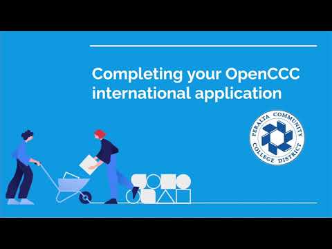 Completing Your OpenCCC International Student Application