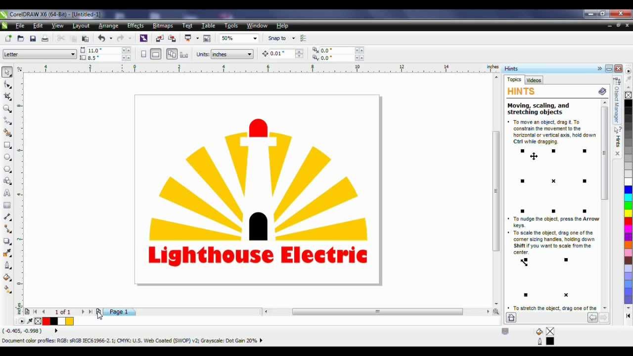 coreldraw x6 assignments