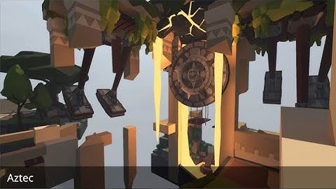 Human: Fall Flat - Aztek level walkthrough (short, easy)