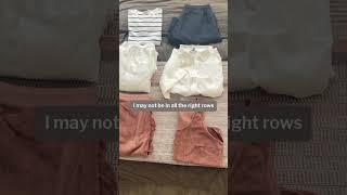 Pauline's Take on The Soduku Packing Method #packingtips #capsulewardrobe