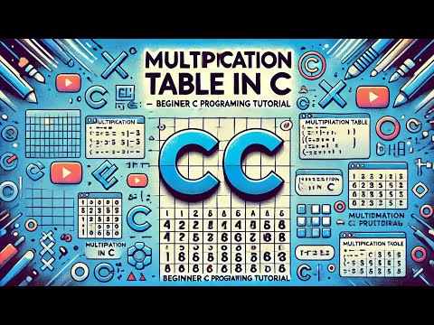 Multiplication Table in C  | Beginner C Programming Tutorial