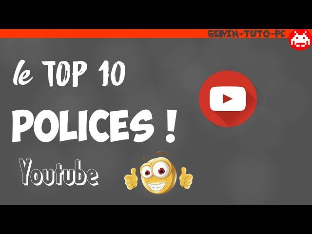 top 20 des plus belles polices de caractere pour youtube miniatures bannieres sebyin - police decriture fortnite png