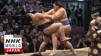 Thumbnail for GRAND SUMO: Day 6 of the November 2025 Tournament - GRAND SUMO Highlights