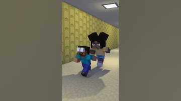 Amanda The Adventurer Chase Herobrine #shorts