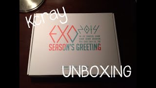 Unboxing Exo's Season's Greeting 2014 Calendar and Scheduler   DVD