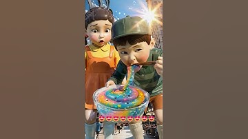 Squid Game AI Honey ASMR #squidgame #squidgame2 #ai #honeycomb #asmr