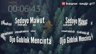 Lirik Lagu Ojo Goblok Mencinta - Sedoyo Mawut ( Video Lirik)