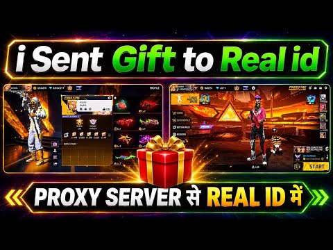 Proxy Server to Real ID 🥳 I Sent a Gift from Proxy Server to Real ID ⚡️😱