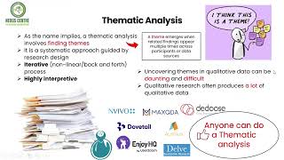 QUALITATIVE DATA ANALYSIS: NO SOFTWARE NEEDED: Part1