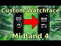 ¡Crea tu propio reloj para la Mi Band 4!