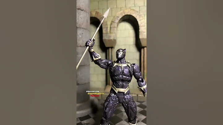 Amazing Yamaguchi BLACK PANTHER (No.30) Quick Look Action Figure Review - 天天要闻