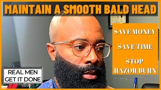 Bald Head Care For Sensitive Skin | Why A Wet Shave Is Best | Black Men Grooming