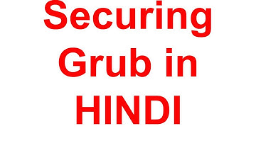 Set Grub Password | Secure Grub Bootloader Linux | Securing Linux Servers in Hindi Free |