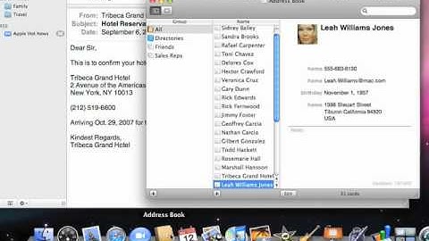 Apple Quick TIps - Mail Data Detectors