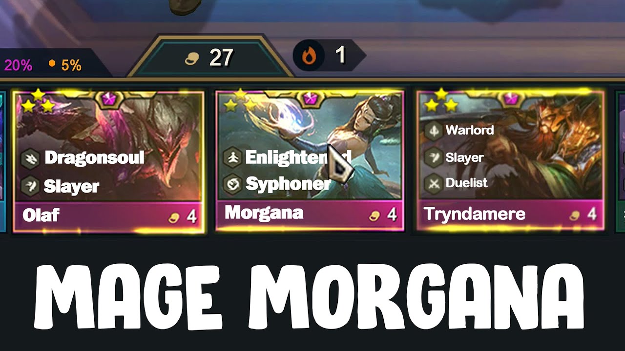 3 Star Morgana & Trynda & Olaf | Three 4-Cost Champions 3 Star!!