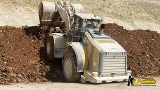 CATERPILLAR 980 Whell Loader PUSHING TOP SOIL #caterpillar #wheelloader #heavyequipment #quarry