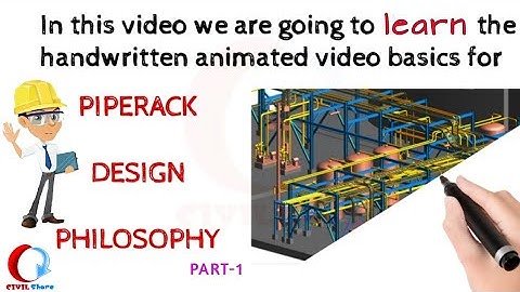 PIPERACK DESIGN PHILOSOPHY |Onshore | Part-1| Handwritten Animated Video |CIVIL Share |5|05.06.21|
