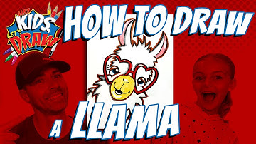 How to Draw a Llama for Kids