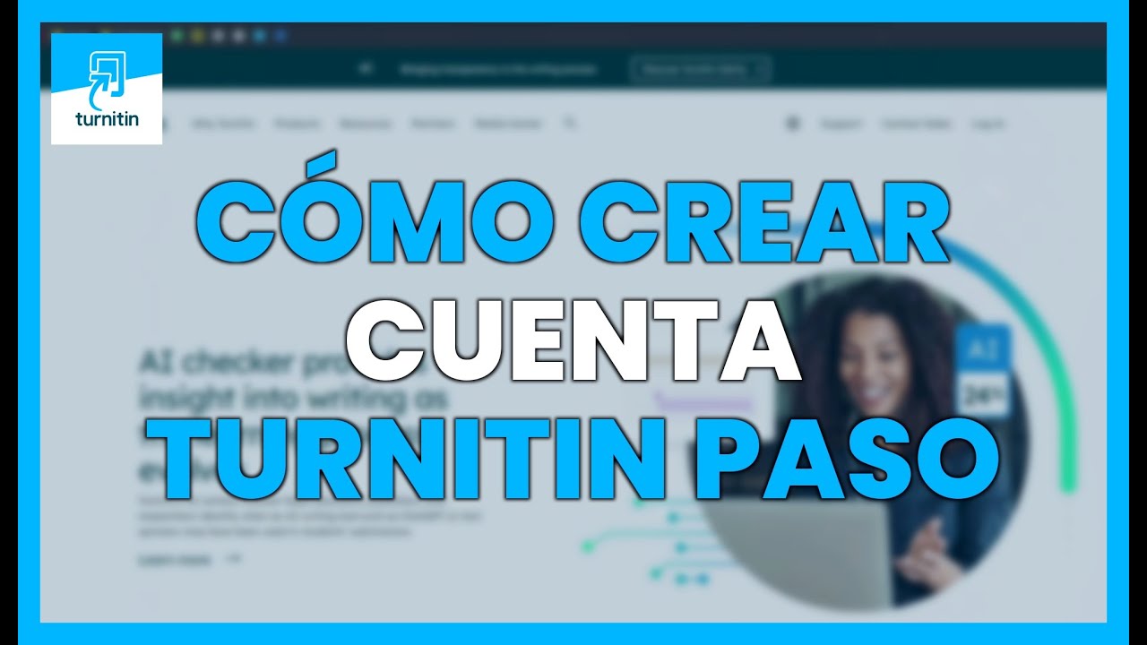 CÓMO CREAR una CUENTA en TURNITIN PASO a PASO FÁCIL y RÁPIDO - YouTube