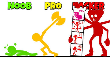 🤢 NOOB 😎 PRO 😈 HACKER | Stick War: Hero Tower Defense | iOS - Android APK
