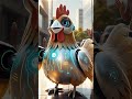 #AI रोबोट मुर्गी का शहर में अनोखा आगमन 🤖🐔#@kahani-8