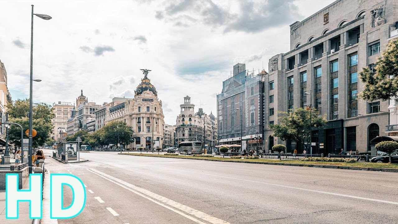 This is Madrid Spain | Royalty Free | Aerial View | Stock Footage | No Copyright Videos