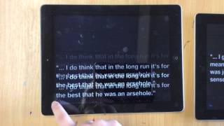 Set up of interview on an iPad using 'CWG's Video Loop Presenter' screenshot 5