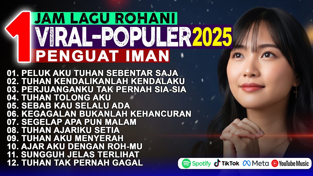 Kumpulan Lagu Rohani Populer 2025 – Viral di TikTok | Album Rohani Terbaru Penguat Iman