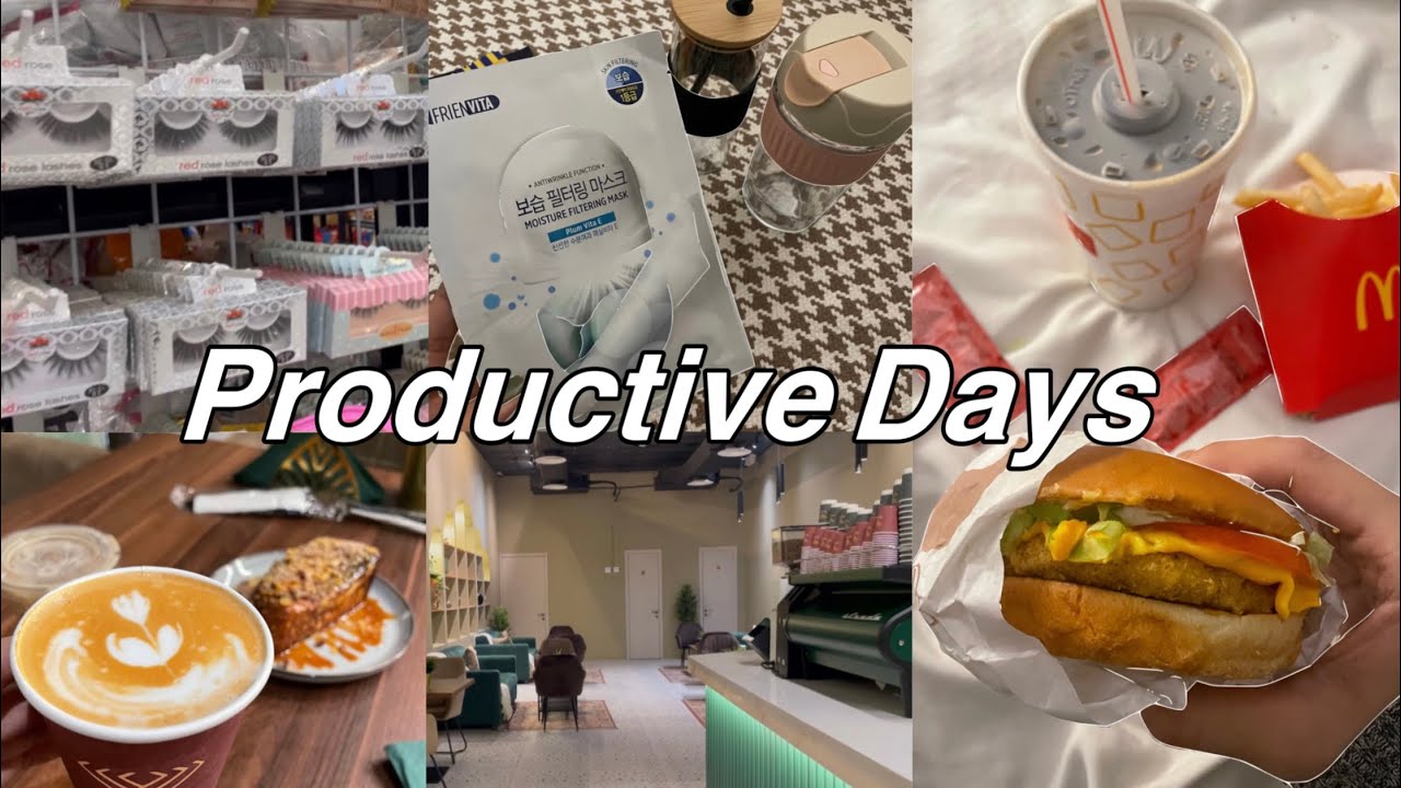 فلوق يوم في حياتي في الشتاء⛈🧋- امطار جدة - قهوة - مشتريات | productive day - rain ✨