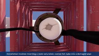 Cured-in-Place Pipe Animation by Insituform
