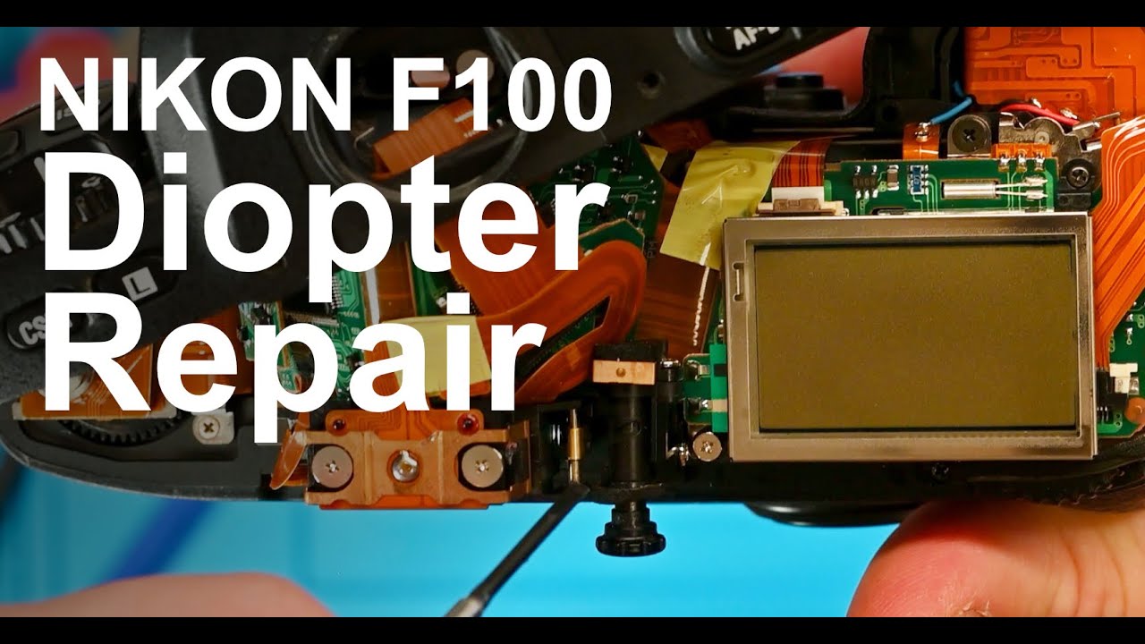 Nikon F100 Reparatur der Dioptrieneinstellung / Diopter Repair