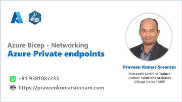 54.  Azure Bicep   Explore Private Endpoint Resources