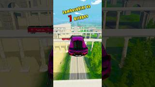 Cars Vs 7 Bridges Beamng.drive