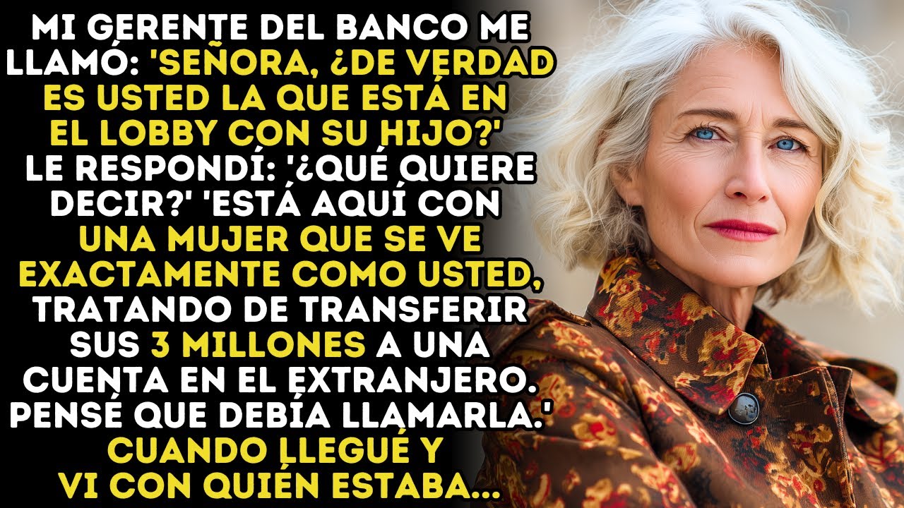 El Banco Llamó — “Su Hijo Está Aquí Con Una Mujer Que Se Parece A Usted