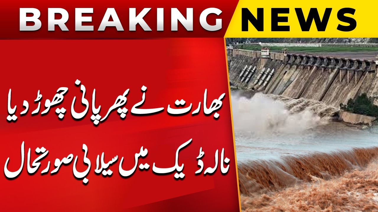 India releases Water | Flood Situation in Nala Dek | Breaking News | Public News