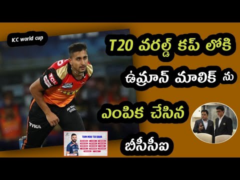 BCCI Announcement to Umran Malik in Team India for T20 World Cup 2021