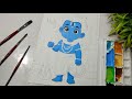 Little Maharaj Acrylic Painting, Mahadev Ji drawing 🎨, Part 01