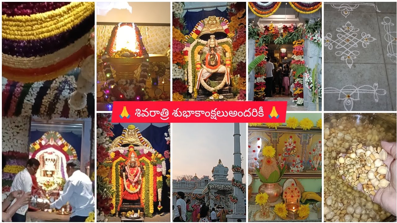 Happy shivratri andariki #shivaratri vlog #blessed#festival#devotional day#teluguvlogs#vlog#shiva 