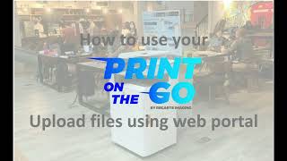 POTG upload files using web portal tutorial
