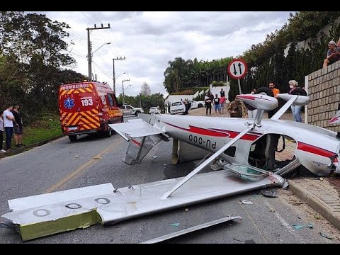 Pilot Fábio Reis, 35, and his passenger, Alessandro Cunhago, 33, survived crash