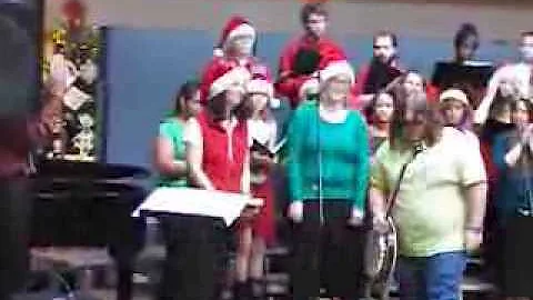 Cynthia, Tyler and I singing/playing I'll Fly Away