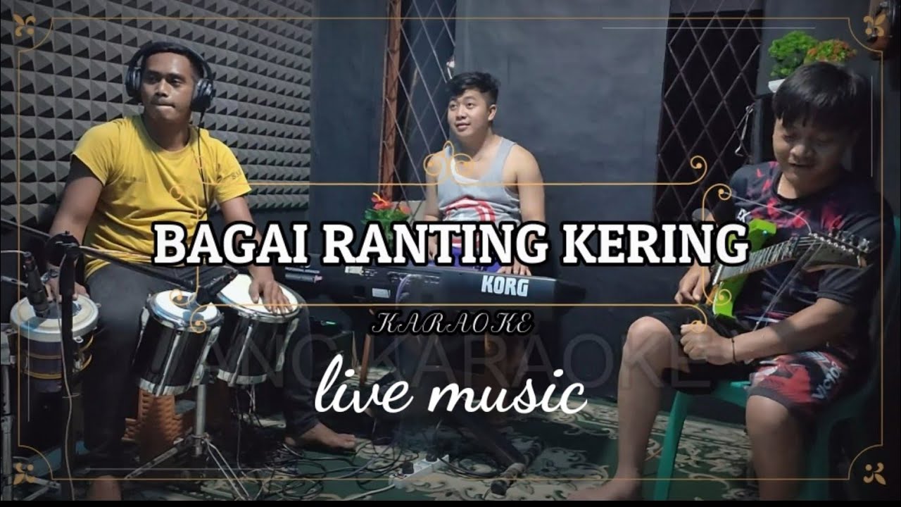 BAGAI RANTING YANG KERING KARAOKE NADA CEWEK