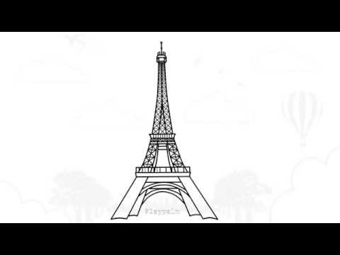 Video: Cara Melukis Menara Eiffel Dengan Pensil