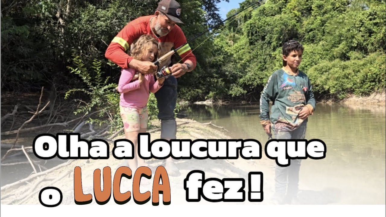 O Lucca passou um susto 😱  terrível !